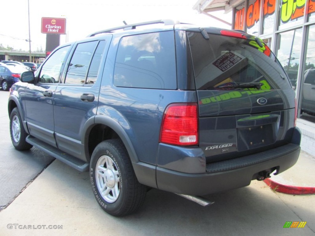 2003 Explorer XLT 4x4 - Medium Wedgewood Blue Metallic / Graphite Grey photo #2