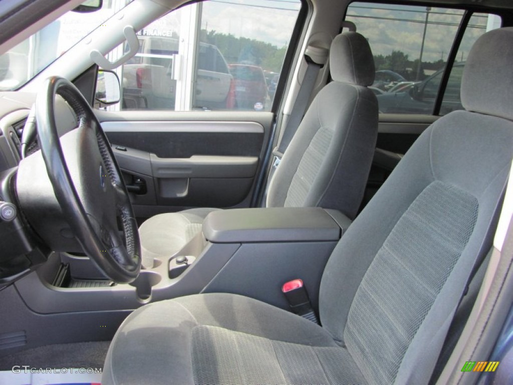2003 Explorer XLT 4x4 - Medium Wedgewood Blue Metallic / Graphite Grey photo #10