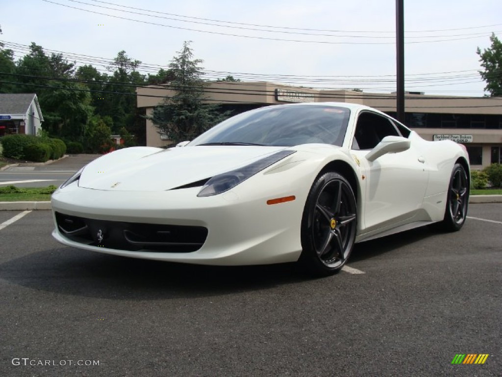 Bianco Avus 2010 Ferrari 458 Italia Exterior Photo #52887861