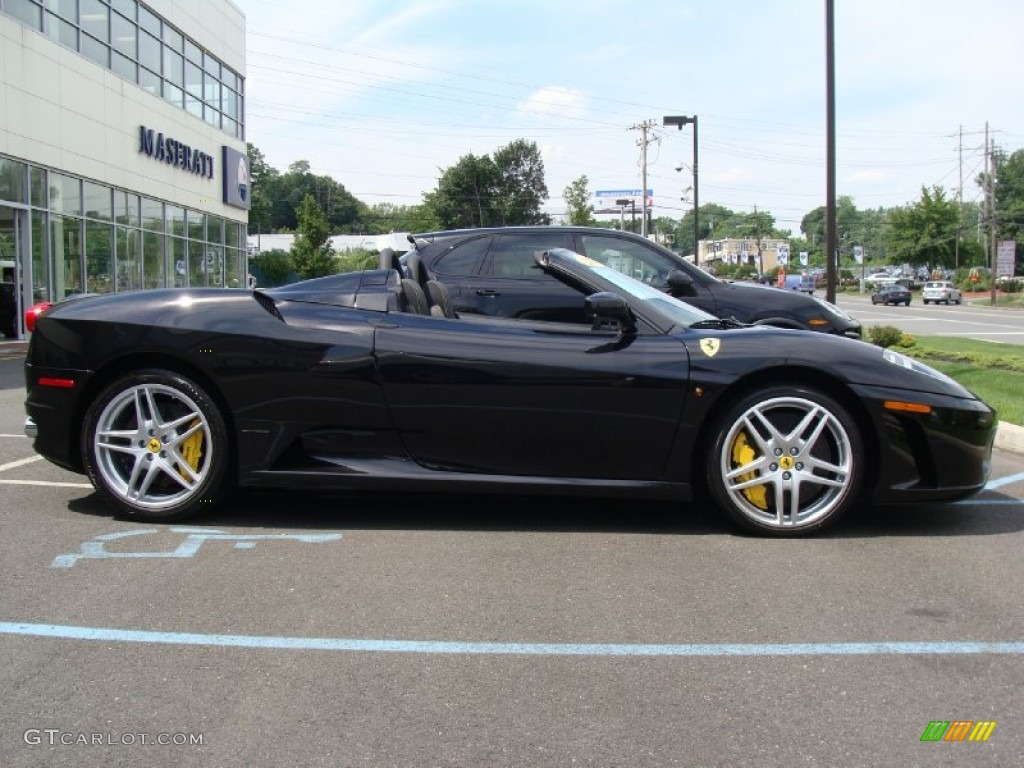 Nero Daytona (Black Metallic) 2008 Ferrari F430 Spider F1 Exterior Photo #52888191