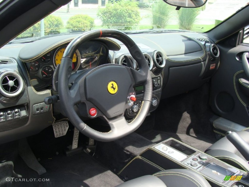 2008 Ferrari F430 Spider F1 Black Dashboard Photo #52888353