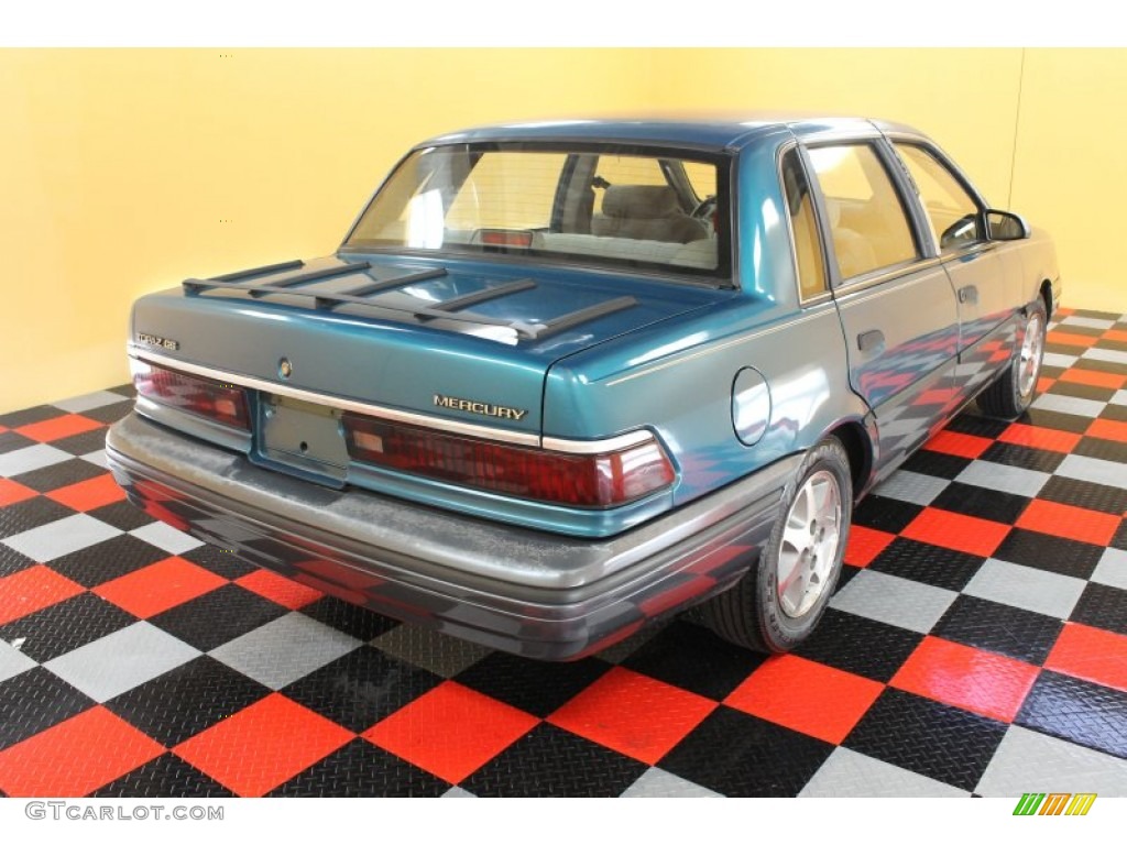 1993 Topaz GS Sedan - Cayman Green Metallic / Beige photo #4