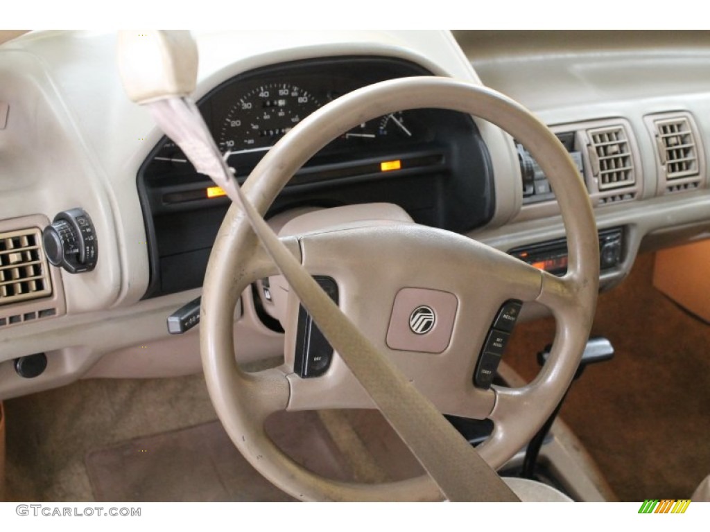 1993 Topaz GS Sedan - Cayman Green Metallic / Beige photo #5