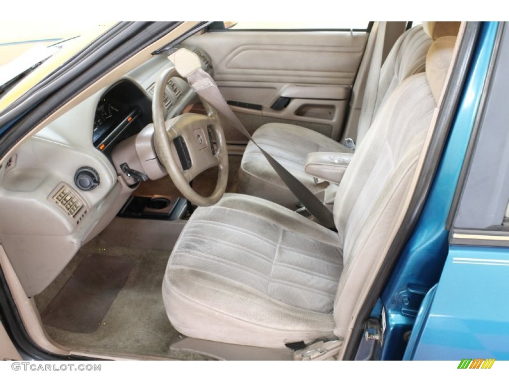 1993 Topaz GS Sedan - Cayman Green Metallic / Beige photo #10
