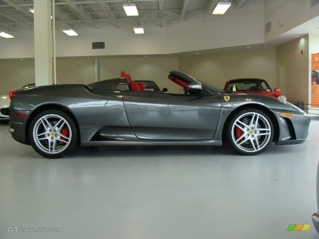 Grigio Silverstone (Dark Grey Metallic) 2006 Ferrari F430 Spider F1 Exterior Photo #52888560