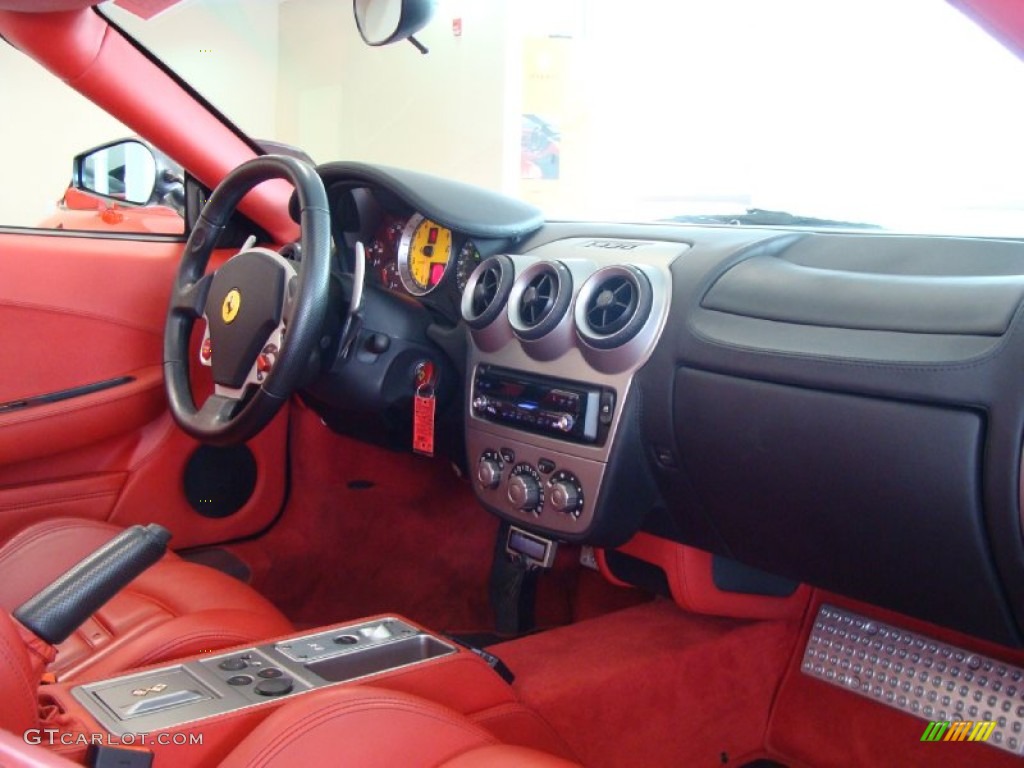 2006 Ferrari F430 Spider F1 Rosso (Red) Dashboard Photo #52888695