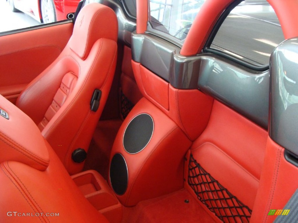 Rosso (Red) Interior 2006 Ferrari F430 Spider F1 Photo #52888725