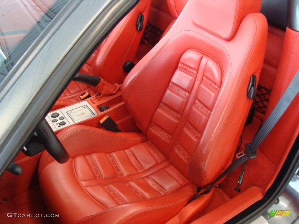 Rosso (Red) Interior 2006 Ferrari F430 Spider F1 Photo #52888752