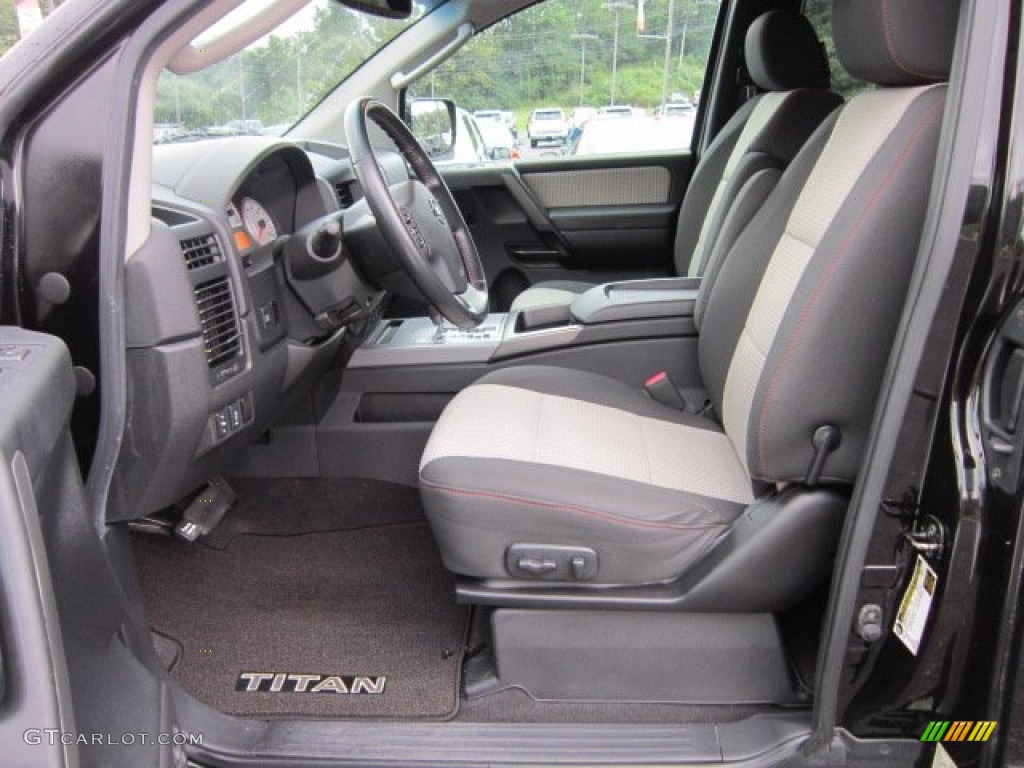 Pro 4X Charcoal Interior 2008 Nissan Titan Pro-4X King Cab 4x4 Photo #52889085
