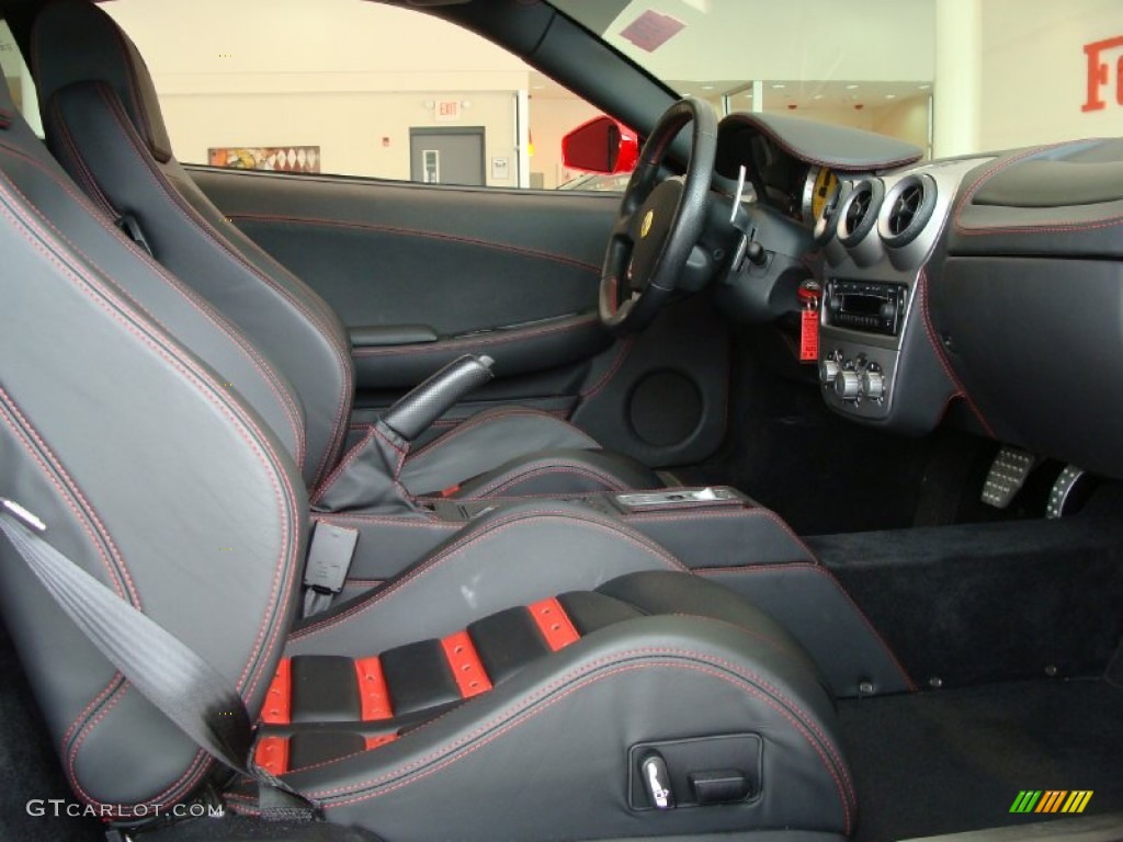 Nero/Rosso Interior 2006 Ferrari F430 Coupe F1 Photo #52889091