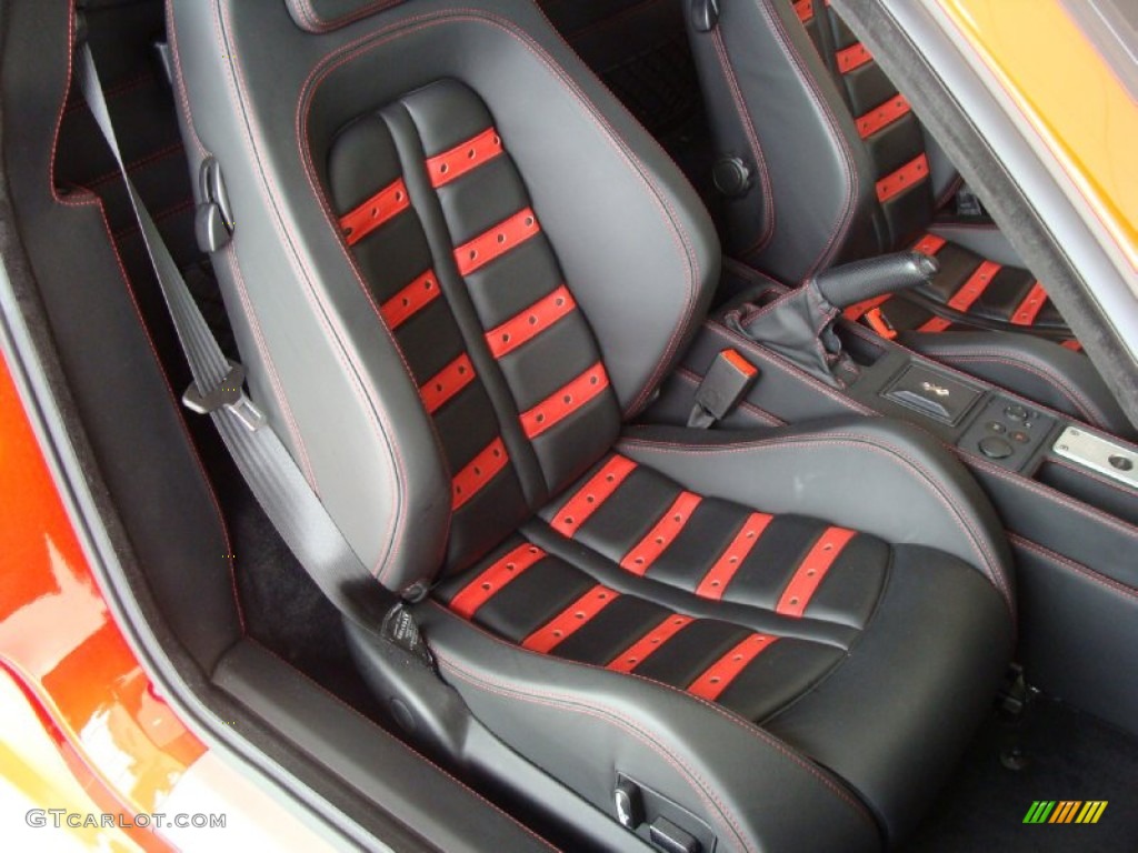 Nero/Rosso Interior 2006 Ferrari F430 Coupe F1 Photo #52889106