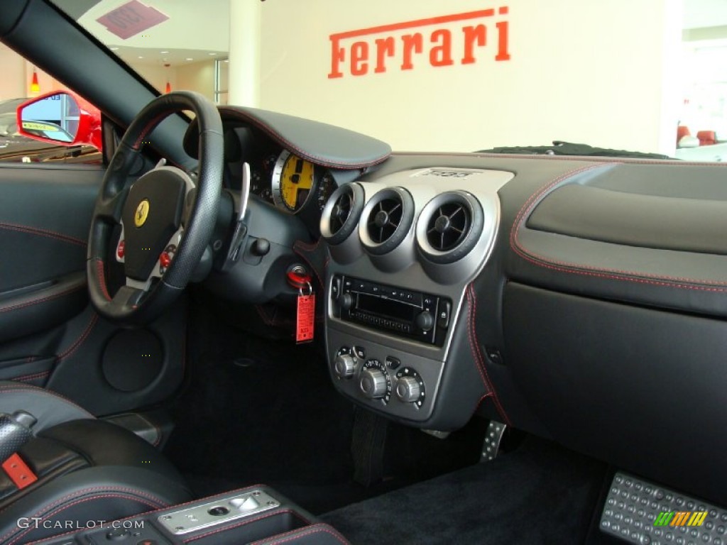 2006 Ferrari F430 Coupe F1 Nero/Rosso Dashboard Photo #52889124