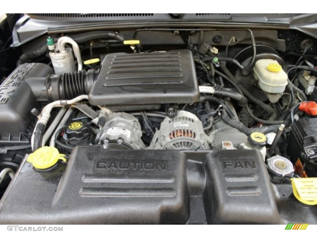 2000 Dodge Dakota SLT Crew Cab 4x4 4.7 Liter SOHC 16-Valve PowerTech V8 Engine Photo #52889424