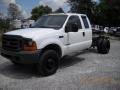 Oxford White - F350 Super Duty XL SuperCab 4x4 Dually Chassis Photo No. 3