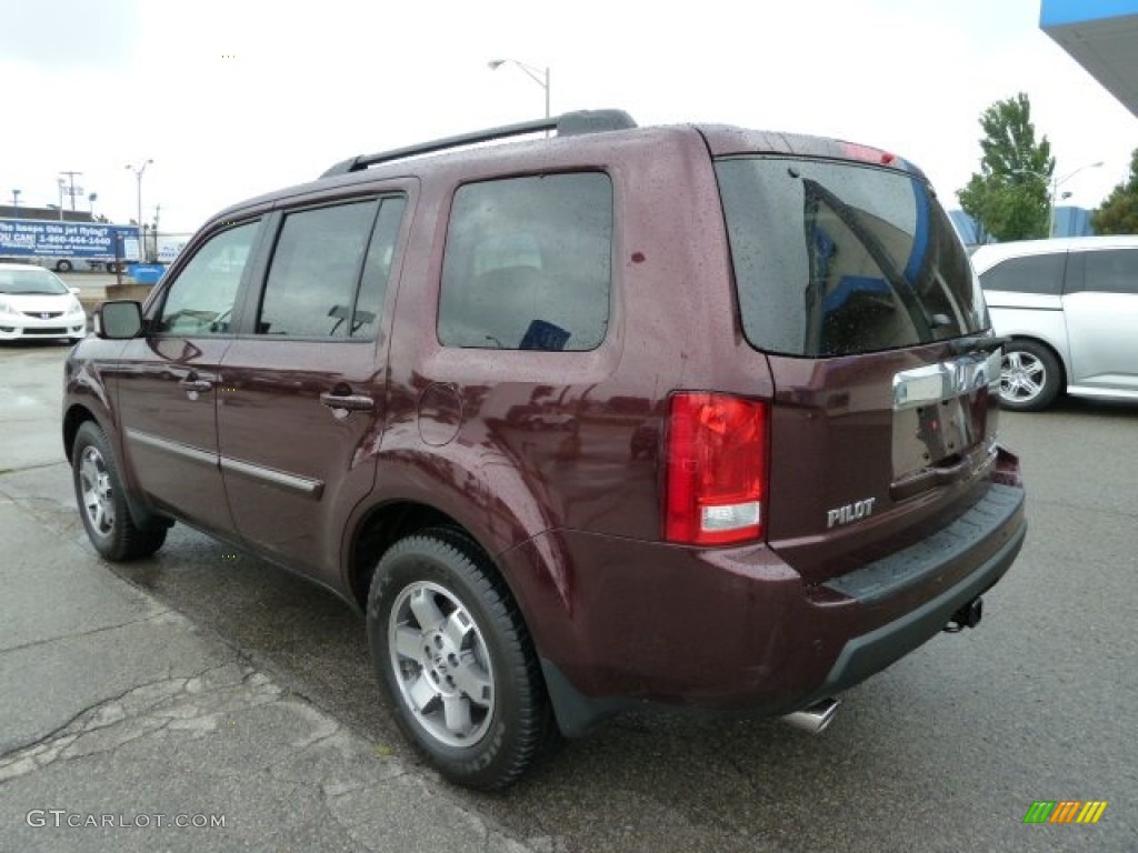 Dark Cherry Pearl 2011 Honda Pilot Touring 4WD Exterior Photo #52891836