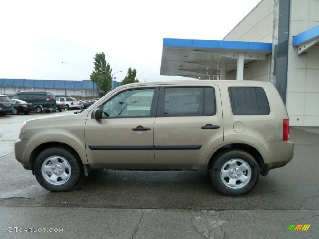 Mocha Metallic 2011 Honda Pilot LX Exterior Photo #52892262