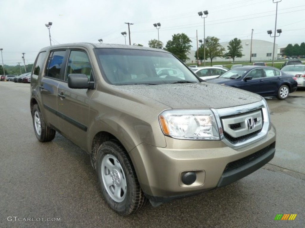 Mocha Metallic 2011 Honda Pilot LX Exterior Photo #52892289