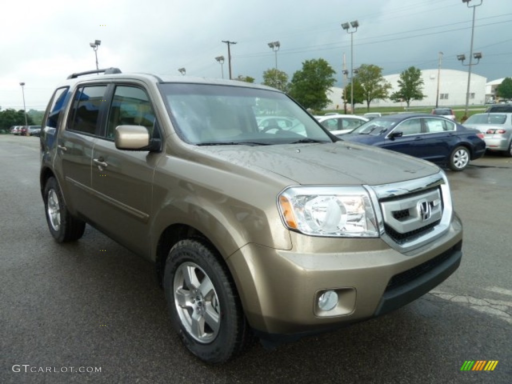 Mocha Metallic 2011 Honda Pilot EX-L 4WD Exterior Photo #52892550