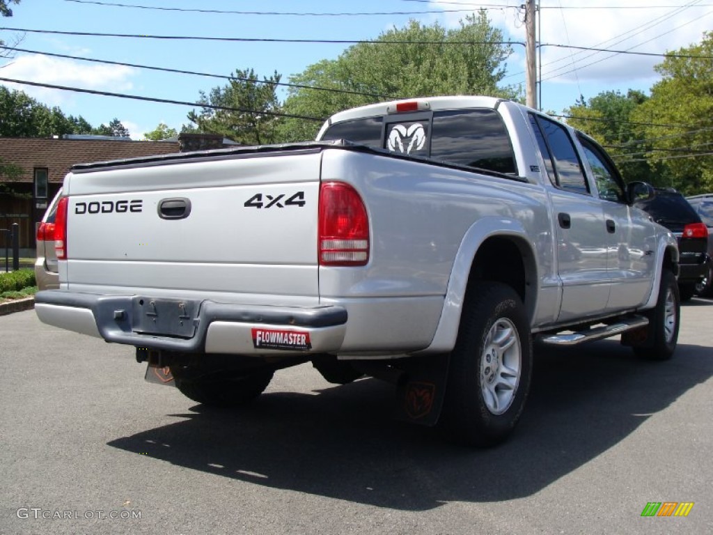 Bright Silver Metallic 2001 Dodge Dakota Sport Quad Cab 4x4 Exterior Photo #52893813