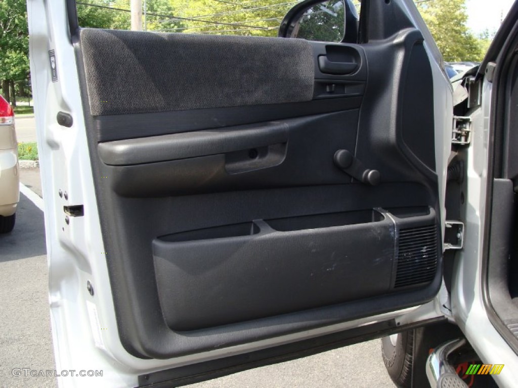 2001 Dodge Dakota Sport Quad Cab 4x4 Dark Slate Gray Door Panel Photo #52893867