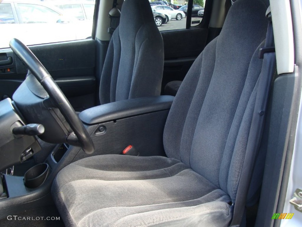 Dark Slate Gray Interior 2001 Dodge Dakota Sport Quad Cab 4x4 Photo #52893876