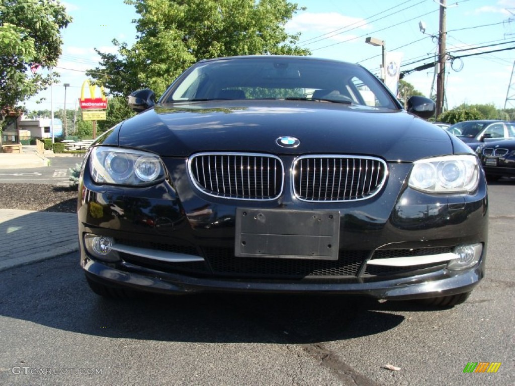 2011 3 Series 328i xDrive Coupe - Jet Black / Black photo #2