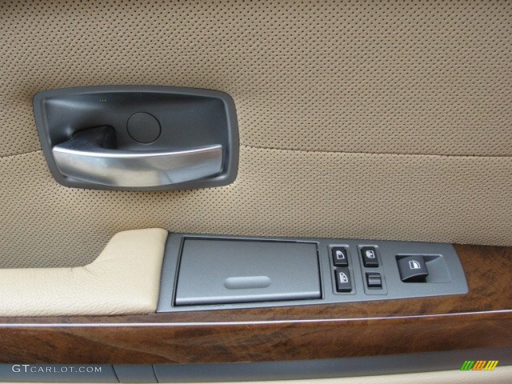 2005 7 Series 745Li Sedan - Jet Black / Dark Beige/Beige III photo #22