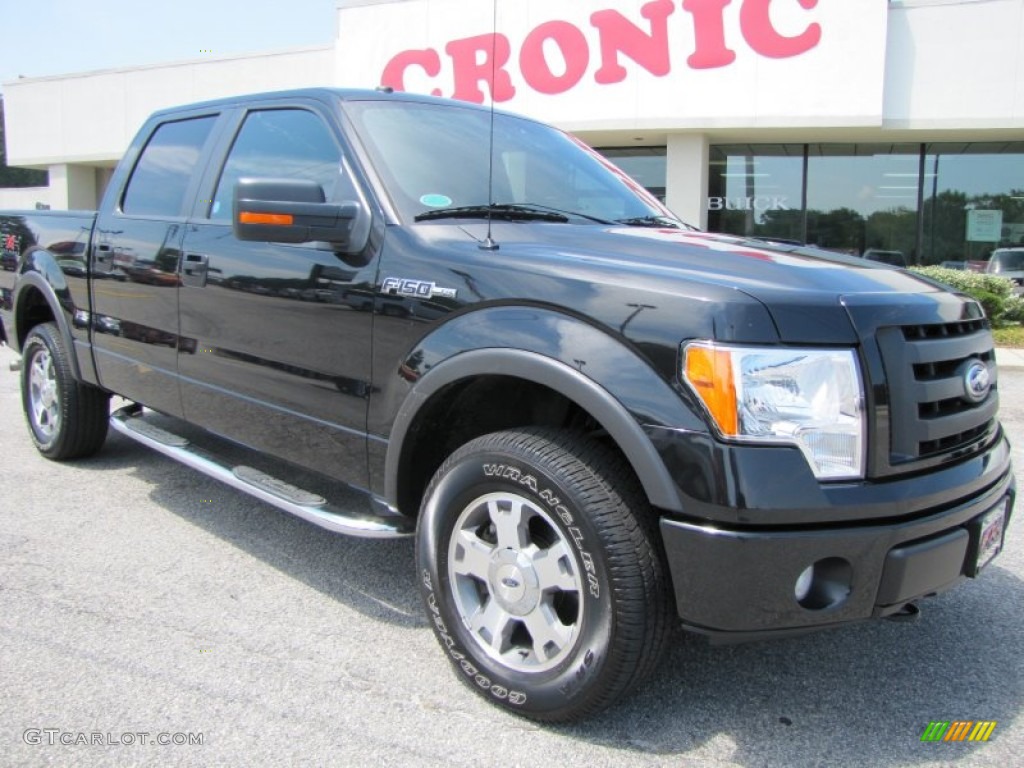 2010 F150 FX4 SuperCrew 4x4 - Tuxedo Black / Black photo #1
