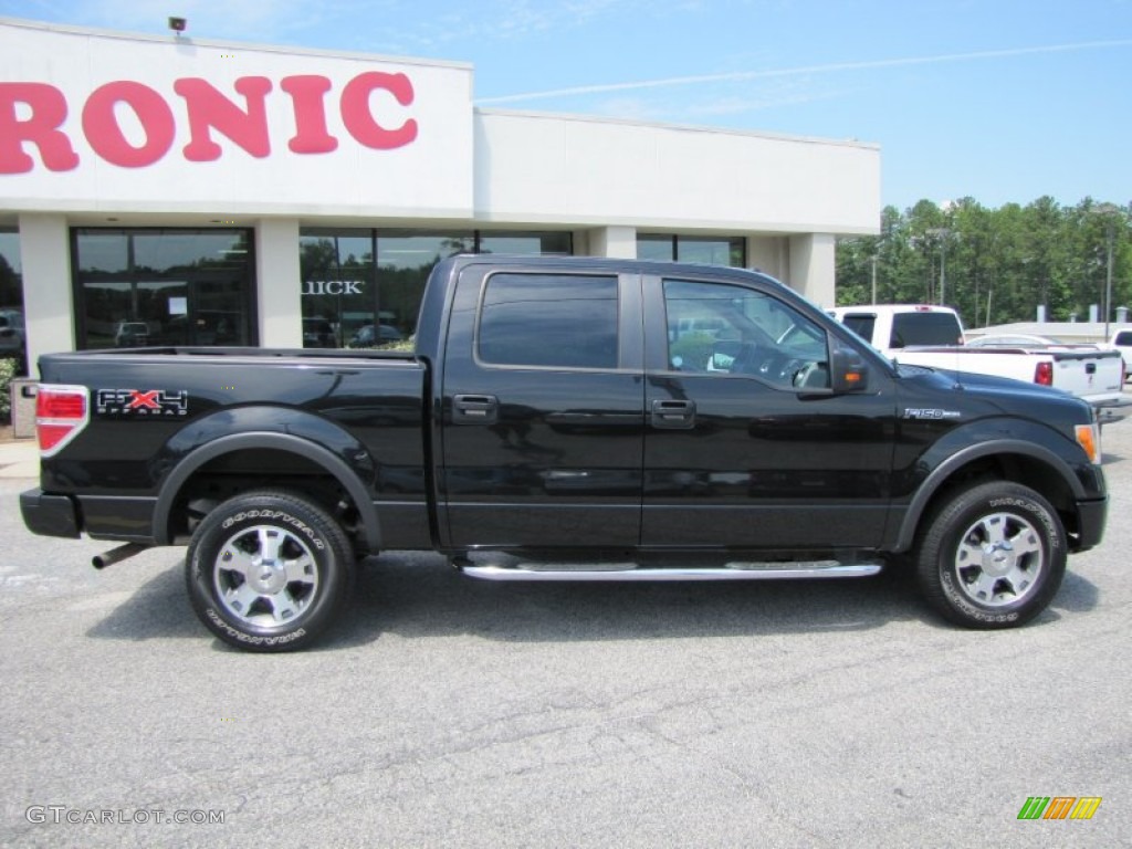 2010 F150 FX4 SuperCrew 4x4 - Tuxedo Black / Black photo #8