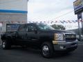 2011 Black Chevrolet Silverado 3500HD LTZ Crew Cab 4x4 Dually  photo #3