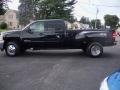 2011 Black Chevrolet Silverado 3500HD LTZ Crew Cab 4x4 Dually  photo #8