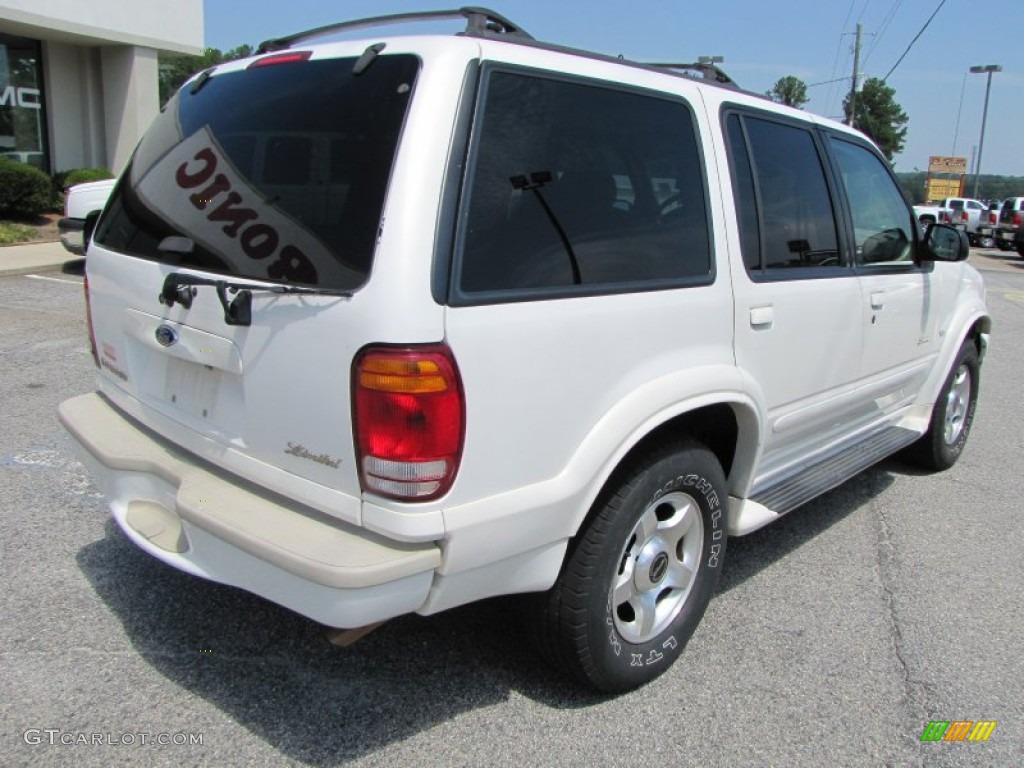 2000 Explorer Limited - White Pearl Tri Coat Metallic / Medium Prairie Tan photo #6