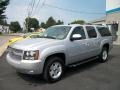 2011 Sheer Silver Metallic Chevrolet Suburban LT 4x4  photo #4