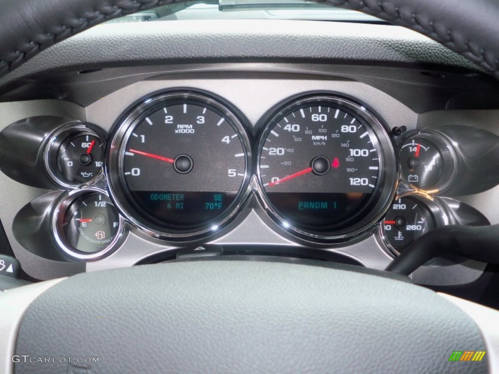 2011 Chevrolet Silverado 3500HD LT Extended Cab 4x4 Dually Gauges Photo #52898904