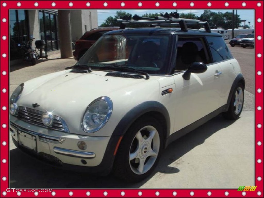 2003 Cooper Hardtop - Pepper White / Cordoba Beige photo #1