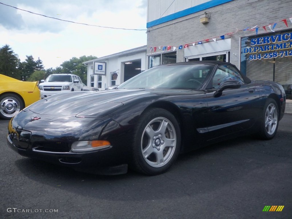 1998 Corvette Convertible - Black / Black photo #1