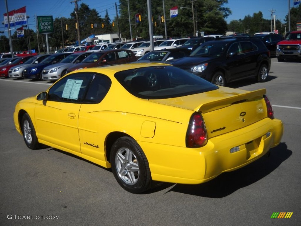 2003 Monte Carlo LS - Competition Yellow / Ebony Black photo #5