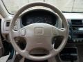 Beige 1999 Honda Civic LX Sedan Steering Wheel