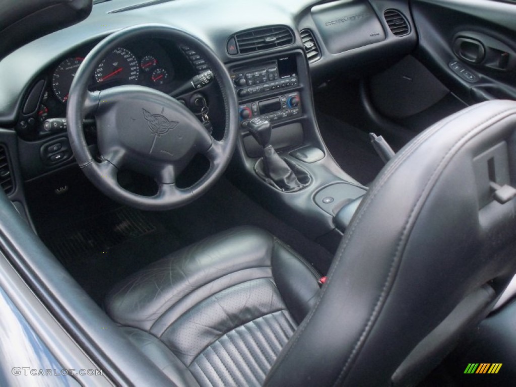 Black Interior 1998 Chevrolet Corvette Convertible Photo #52900221