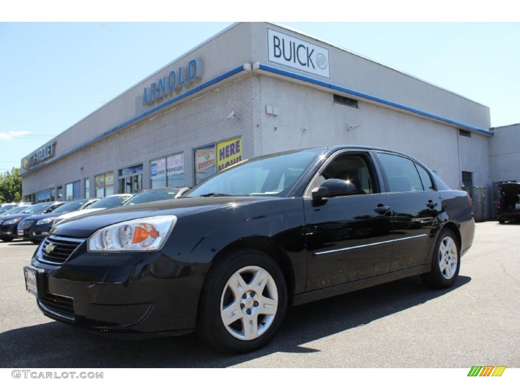 2006 Malibu LT V6 Sedan - Black / Ebony Black photo #1