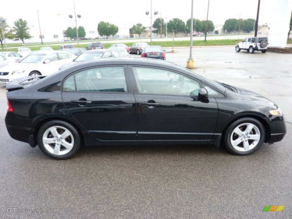 Nighthawk Black Pearl 2008 Honda Civic EX-L Sedan Exterior Photo #52900590