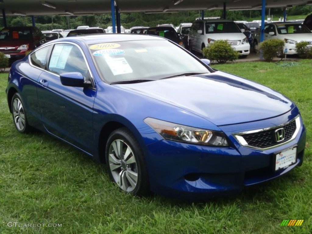 2008 Accord EX Coupe - Belize Blue Pearl / Black photo #1