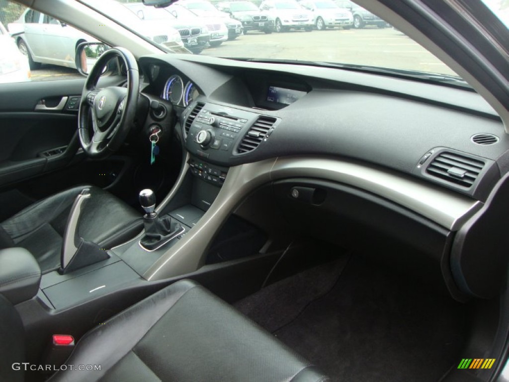 2009 Acura TSX Sedan Ebony Dashboard Photo #52901896