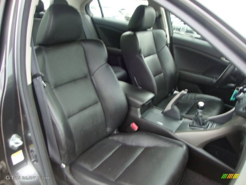 Ebony Interior 2009 Acura TSX Sedan Photo #52901910