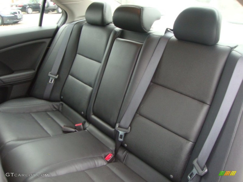 Ebony Interior 2009 Acura TSX Sedan Photo #52901973