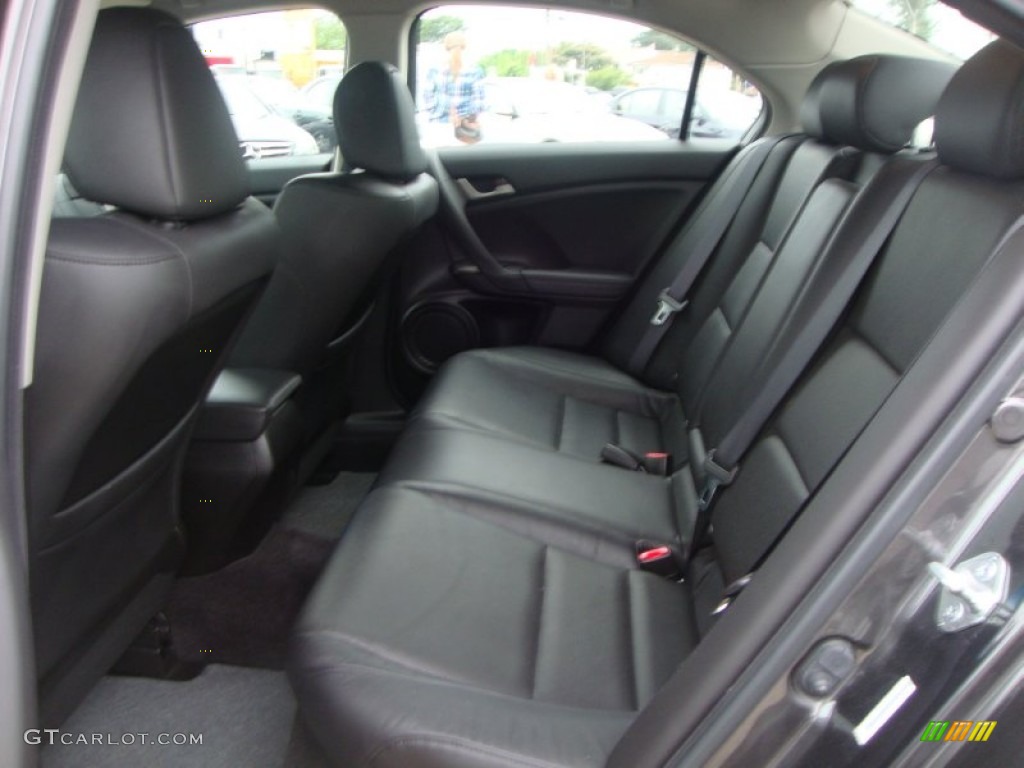 Ebony Interior 2009 Acura TSX Sedan Photo #52901982