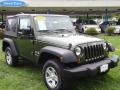 2009 Jeep Green Metallic Jeep Wrangler X 4x4  photo #1