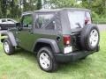 2009 Jeep Green Metallic Jeep Wrangler X 4x4  photo #2