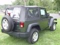 2009 Jeep Green Metallic Jeep Wrangler X 4x4  photo #20