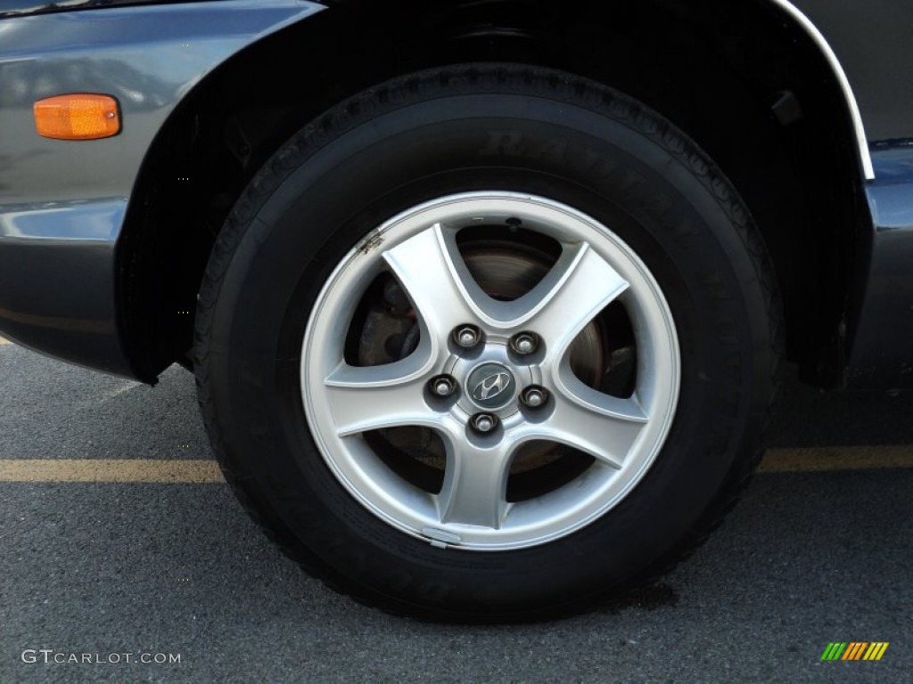 2004 Hyundai Santa Fe Standard Santa Fe Model Wheel Photo #52902729